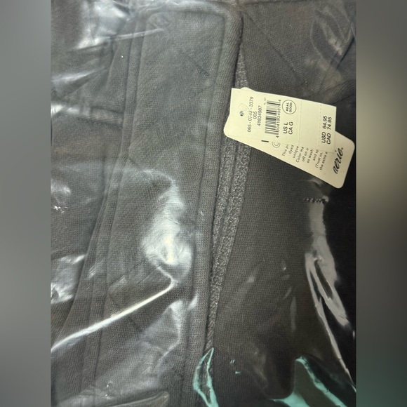 Aerie Women’s Oversized Getaway Quarter Snap Sweatshirt Color Smoked Gray Sz L - Picture 5 of 5